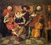 Dirck Hals, Musicians